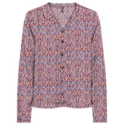ONLY Onlnova Life VIS L/S Malou TOP AOP, Röd orange/Aop: 591 Soul, S ONLY Onlnova Life VIS L/S Malou TOP AOP, Röd orange/Aop: 591 Soul, S