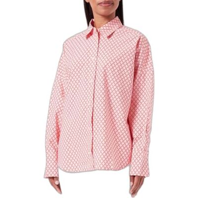 United Skjorta Damer, Rosa Randig 67t, S United Skjorta Damer, Rosa Randig 67t, S