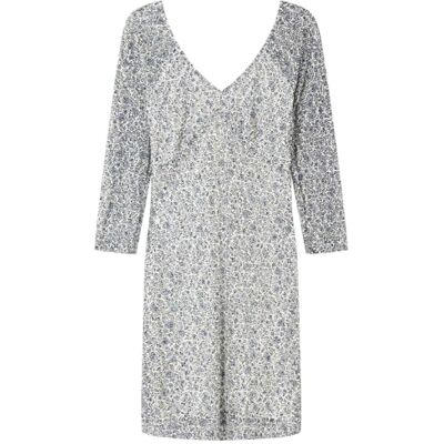 Springfield dam Short Dress With Deep V Neck And Soft Gathering Under Chest V-ringad klänning Springfield dam Short Dress With Deep V Neck And Soft Gathering Under Chest V-ringad klänning