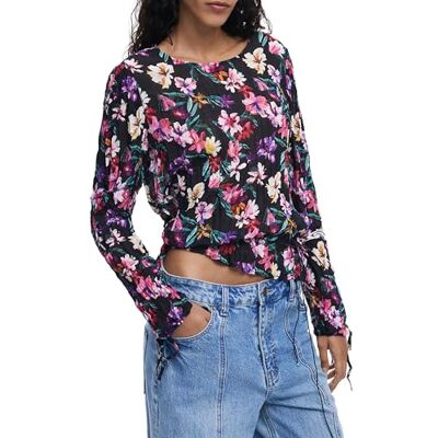 Desigual BLUS_Flori, 2000, svart, XL, svart, XL Desigual BLUS_Flori, 2000, svart, XL, svart, XL
