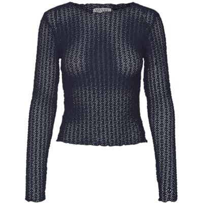 VERO MODA VMSHELBY LS O-hals kort topp VMA NOOS, Seaborne, L VERO MODA VMSHELBY LS O-hals kort topp VMA NOOS, Seaborne, L