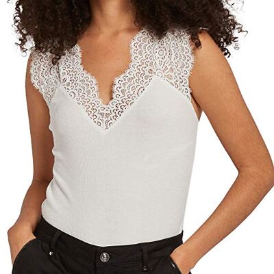 Morgan Kvinnor T-shirt TSHIRT 202-DENA.N ECRU S Morgan Kvinnor T-shirt TSHIRT 202-DENA.N ECRU S