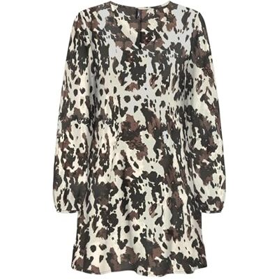 ONLY Onlnova Life Vis L/S Lucca Dress, Choklad lab, M ONLY Onlnova Life Vis L/S Lucca Dress, Choklad lab, M