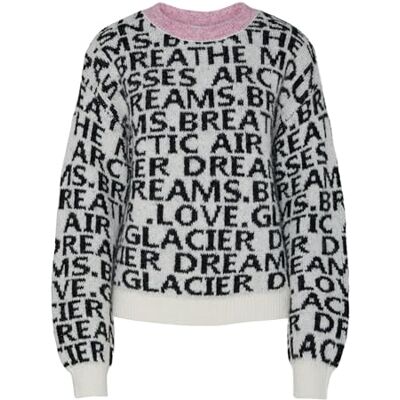 PIECES Pcjules LS O-Neck Knit BC, Molndansare, XL dam, Molndansare, XL PIECES Pcjules LS O-Neck Knit BC, Molndansare, XL dam, Molndansare, XL