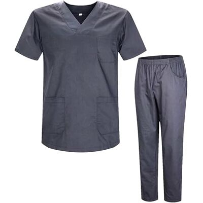 MISEMIYA UNISEX SANITÄR UNIFORM MEDICINSKA SANITÄR UNIFORMER SANITÄR KLÄDER 8178 XL, Grå 21 MISEMIYA UNISEX SANITÄR UNIFORM MEDICINSKA SANITÄR UNIFORMER SANITÄR KLÄDER 8178 XL, Grå 21