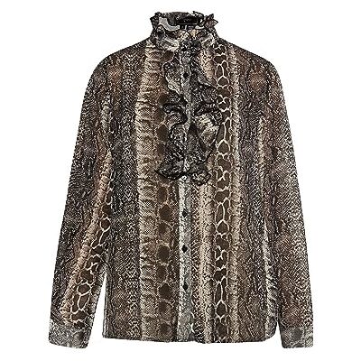 ALARY damblus, svart-vit, S ALARY damblus, svart-vit, S