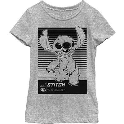 Disney Lilo Stitch Liner flicka ljung Crew Tee, Atletisk Heather, XS Disney Lilo Stitch Liner flicka ljung Crew Tee, Atletisk Heather, XS
