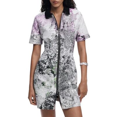 Desigual Vest_Yigal_LACROI, 2020 TORMENTA-grå, L, svart, L Desigual Vest_Yigal_LACROI, 2020 TORMENTA-grå, L, svart, L