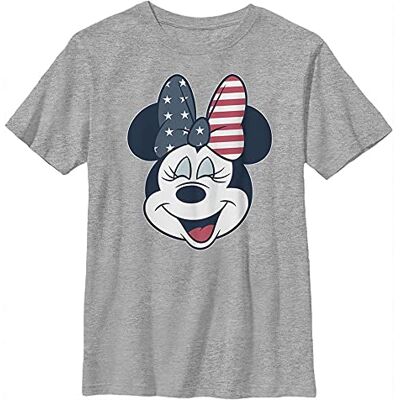 Disney pojkar American Bow T-shirt, Sportig Heather, XL Disney pojkar American Bow T-shirt, Sportig Heather, XL