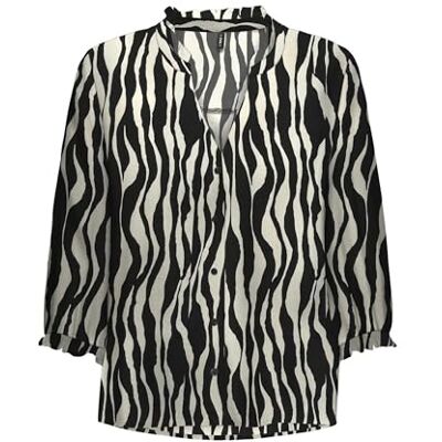 ONLY Onlnova Life Vis 3/4 Rina Top, svart, L ONLY Onlnova Life Vis 3/4 Rina Top, svart, L