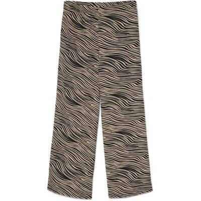 VERO MODA Vmfriga Hw Wide Pants JRS Ga, svart, XS VERO MODA Vmfriga Hw Wide Pants JRS Ga, svart, XS
