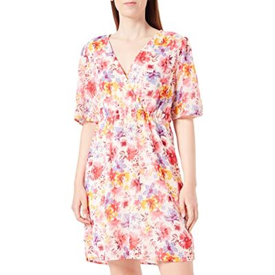 ONLY Onlstar Life Fia S/S klänning Cs Ptm sommarklänning, Camellia Rose/Aop: stjärna sommarblommor, S ONLY Onlstar Life Fia S/S klänning Cs Ptm sommarklänning, Camellia Rose/Aop: stjärna sommarblommor, S