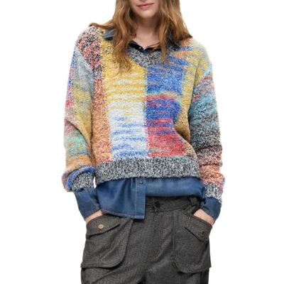 Desigual Tröja för kvinnor, Röd röd, S Desigual Tröja för kvinnor, Röd röd, S