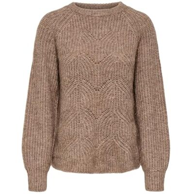 ONLY Onlgila Life LS Structure O-Neck BF Knt, Toast, XL Dam, Rostad kokosnöt, XL ONLY Onlgila Life LS Structure O-Neck BF Knt, Toast, XL Dam, Rostad kokosnöt, XL