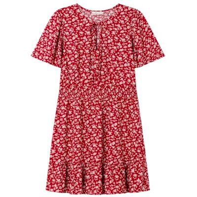 Springfield Avslappnad klänning för kvinnor, Hibiscus röd, 32 Springfield Avslappnad klänning för kvinnor, Hibiscus röd, 32