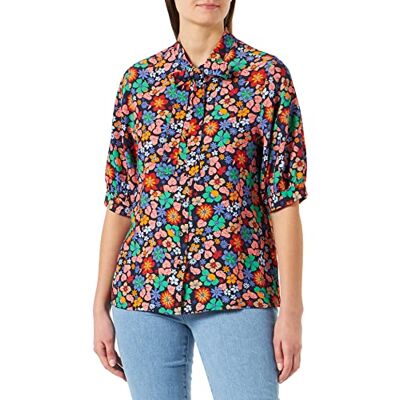 Seidensticker Dam regular fit kortärmad blus, mörkblå, 34, Mörkblå, 34 SE Seidensticker Dam regular fit kortärmad blus, mörkblå, 34, Mörkblå, 34 SE