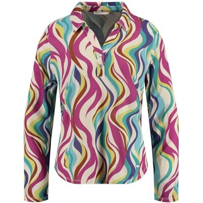 KEY LARGO KEYLARGO Lush V-hals blus, Fuchsia rosa (1323), XS KEY LARGO KEYLARGO Lush V-hals blus, Fuchsia rosa (1323), XS
