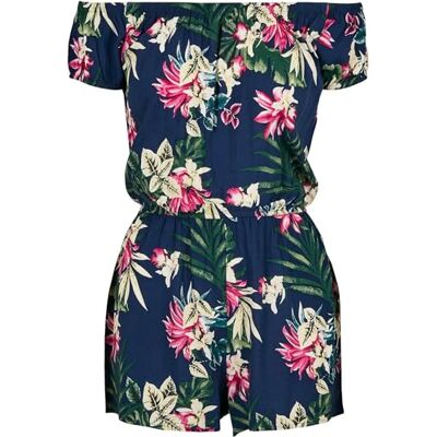 Urban Classics Dam jumpsuit Ladies Aop Off Shoulder Short Endelad klassiska byxor Urban Classics Dam jumpsuit Ladies Aop Off Shoulder Short Endelad klassiska byxor