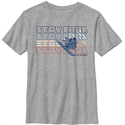 Disney -karaktärer skidmusse pojkar ljung Crew T-shirt, Atletisk Heather, XS Disney -karaktärer skidmusse pojkar ljung Crew T-shirt, Atletisk Heather, XS