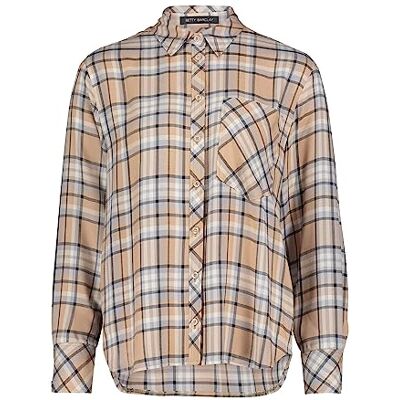 Betty Barclay Damer 8471/1540 blus, beige/grå, 48 Betty Barclay Damer 8471/1540 blus, beige/grå, 48