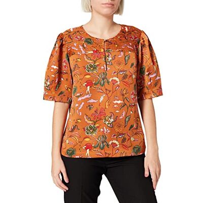 Scotch & Soda dam Kortärmad Topp Med Tryck Blus Scotch & Soda dam Kortärmad Topp Med Tryck Blus