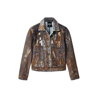 Desigual Kvinnors CHAQ_LOS Angeles, 6073 Mustang Jacket, Brown, XS Desigual Kvinnors CHAQ_LOS Angeles, 6073 Mustang Jacket, Brown, XS