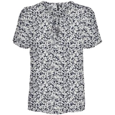 VERO MODA VMMENNY String SS TOP WVN GA, Navy Blazer/Aop: huki, M VERO MODA VMMENNY String SS TOP WVN GA, Navy Blazer/Aop: huki, M