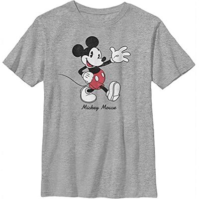 Disney -karaktärer Musse Pigg pojke T-shirt, atletisk ljung, X-Small, atletisk ljung, XS, Atletisk Heather, XS Disney -karaktärer Musse Pigg pojke T-shirt, atletisk ljung, X-Small, atletisk ljung, XS, Atletisk Heather, XS