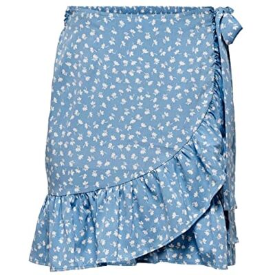 ONLY Damer ONLOLIVIA WRAP kjol WVN NOOS kjol, Allure/AOP: Fiona Ditsy, S ONLY Damer ONLOLIVIA WRAP kjol WVN NOOS kjol, Allure/AOP: Fiona Ditsy, S