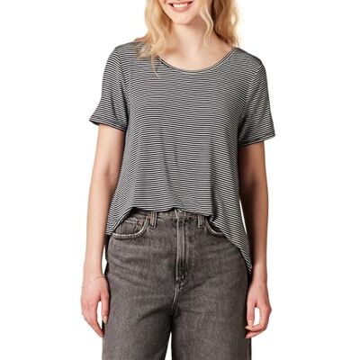 Amazon Essentials dam avslappnad passform kortärmad scoopneck swing t-shirt (finns i plusstorlek), marinblå rand, XX-Large Amazon Essentials dam avslappnad passform kortärmad scoopneck swing t-shirt (finns i plusstorlek), marinblå rand, XX-Large