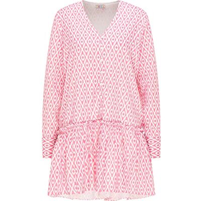 ISHA TRADE isha damer sommarklänning 19315691-IS01, pink, L, Sommarklänning, L ISHA TRADE isha damer sommarklänning 19315691-IS01, pink, L, Sommarklänning, L