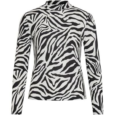 Vila Vileoa L/S High Neck Top – Noos, svart, XL Vila Vileoa L/S High Neck Top – Noos, svart, XL