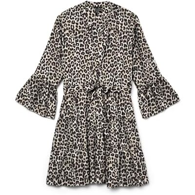 VERO MODA dam Vmmelba 3/4 kort bälte klänning WVN Ga Noos, Björk, XS VERO MODA dam Vmmelba 3/4 kort bälte klänning WVN Ga Noos, Björk, XS