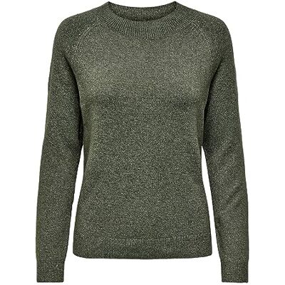 ONLY Onlrica Life L/S pullover stickad noos tröja för kvinnor, Druvblad/detalj:w. Melange, XS ONLY Onlrica Life L/S pullover stickad noos tröja för kvinnor, Druvblad/detalj:w. Melange, XS