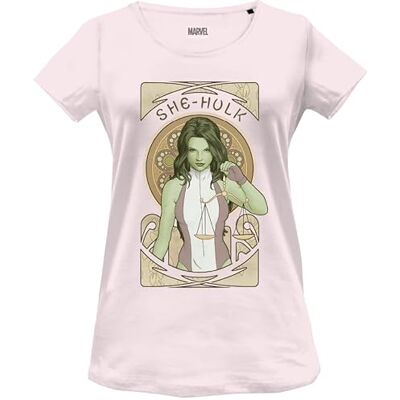 Marvel WOMARCOTS023 T-shirt, rosa, XL dam, Rosa blek, XL Marvel WOMARCOTS023 T-shirt, rosa, XL dam, Rosa blek, XL