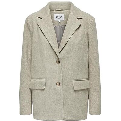 ONLY Bestseller A/S Dam ONLWEMBLEY L/S OVS TLR NOOS Blazer, Weathered Teak/detalj:Melange, 42, Weathered Teak/Detail:melange, 42 ONLY Bestseller A/S Dam ONLWEMBLEY L/S OVS TLR NOOS Blazer, Weathered Teak/detalj:Melange, 42, Weathered Teak/Detail:melange, 42