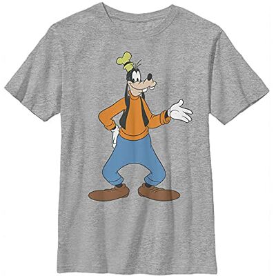 Disney -karaktärer Traditionella Goofy Boy's Crew Tee Athletic Heather, X-Small, Atletisk ljung, XS Disney -karaktärer Traditionella Goofy Boy's Crew Tee Athletic Heather, X-Small, Atletisk ljung, XS