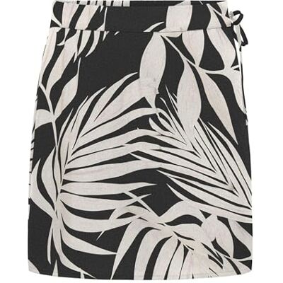 ONLY Onlnova Life Elite Talika Skirt AOP, svart, XS ONLY Onlnova Life Elite Talika Skirt AOP, svart, XS