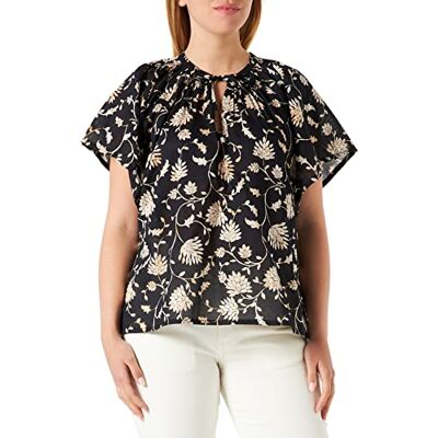 Part Two Dam Pardispw to Relaxed Fit Top, Black Block Print, 34 SE Part Two Dam Pardispw to Relaxed Fit Top, Black Block Print, 34 SE