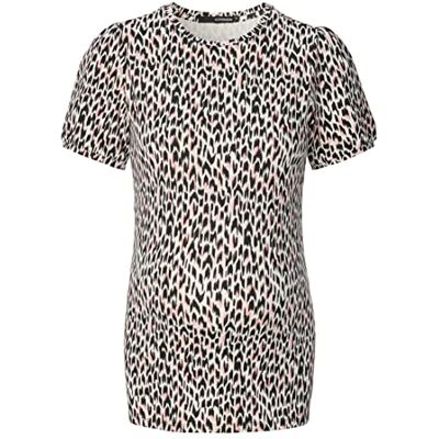 Supermom Dam T-shirt kortärmad heltäckande tryck etnisk t-shirt, Turtledove – P772, 42 SE Supermom Dam T-shirt kortärmad heltäckande tryck etnisk t-shirt, Turtledove – P772, 42 SE