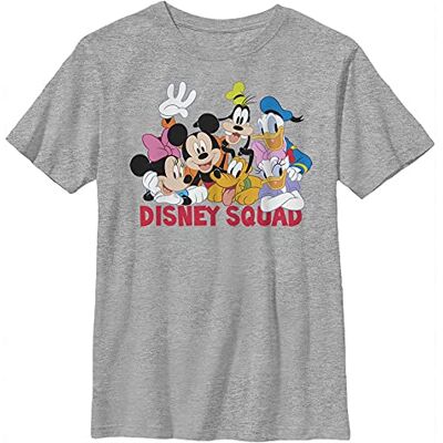 Disney karaktärer trupp pojke besättning t-shirt, atletisk ljung, X-Small, atletisk ljung, XS, Atletisk Heather, XS Disney karaktärer trupp pojke besättning t-shirt, atletisk ljung, X-Small, atletisk ljung, XS, Atletisk Heather, XS