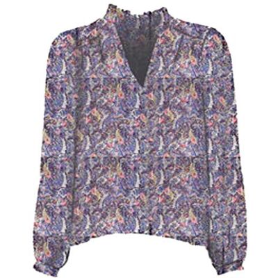 Morgan dam Blouse Imprimé Fleuri Orila Blus Morgan dam Blouse Imprimé Fleuri Orila Blus