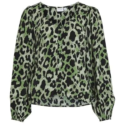 Vila dam Vifini V-neck L/S Top/Su Noos Långärmad tröja Vila dam Vifini V-neck L/S Top/Su Noos Långärmad tröja