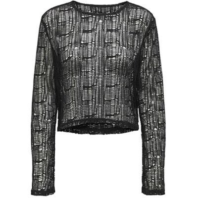 ONLY ONLCATY L/S stickad topp CS JRS, svart, M ONLY ONLCATY L/S stickad topp CS JRS, svart, M