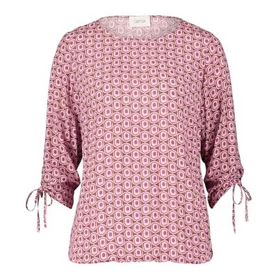 Cartoon Tecknad damblus ledig med mönster, Rosa/Lila, 36 Cartoon Tecknad damblus ledig med mönster, Rosa/Lila, 36