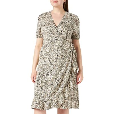 Part Two Dam Clairepw Dr Dress Feminine Silhuettklänning, Vetiver Painted Flower, 40 Part Two Dam Clairepw Dr Dress Feminine Silhuettklänning, Vetiver Painted Flower, 40