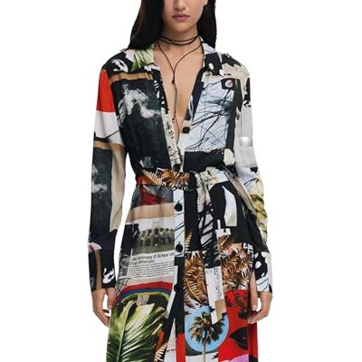 Desigual Vest_Collage_LACRO, 9019 Tutti FRUTI, XS, Finishes material:, XS Desigual Vest_Collage_LACRO, 9019 Tutti FRUTI, XS, Finishes material:, XS