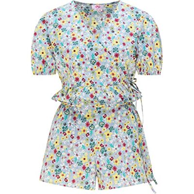 SWIRLY damset (2-pack), Ljusblå flerfärgad, XS SWIRLY damset (2-pack), Ljusblå flerfärgad, XS