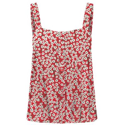 JDY sezen Life S/L Top WVN dia, Mars röd, XL JDY sezen Life S/L Top WVN dia, Mars röd, XL