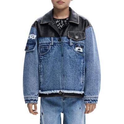 Desigual COAT_SUNN, 5053 DENIM MEDIUM WASH, 11/12, Blå, 12 år Desigual COAT_SUNN, 5053 DENIM MEDIUM WASH, 11/12, Blå, 12 år